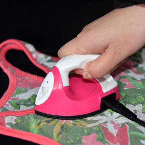Mini Electric Iron Portable Travel Craft Clothing Sewing Cover Iron Electric Pad Supplies Household L1K6