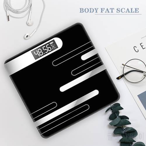 Body Fat Scale Floor Digital Scale Electronic Bathroom Weight Smart Scale With LED Display Screen BMI Balance For Fitness Health