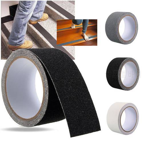 5m Anti-slip Tape Outdoor Anti Slip Stickers High Friction Non Slip Traction Tape Abrasive Adhesive For Stairs Safety Tread Step