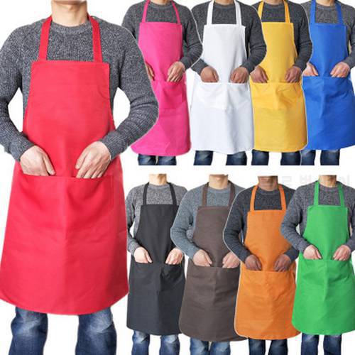 Colorful Cooking Apron In Kitchen Keep The Clothes Clean Sleeveless Convenient Male and Female Chef&39s Universal Kitchen Apron