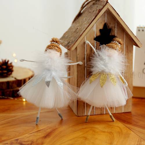 Angel New Year Christmas Ornaments Pendants Hanging Gifts Dancing Girl Christmas Decorations Xmas Tree Decor Home Decoration