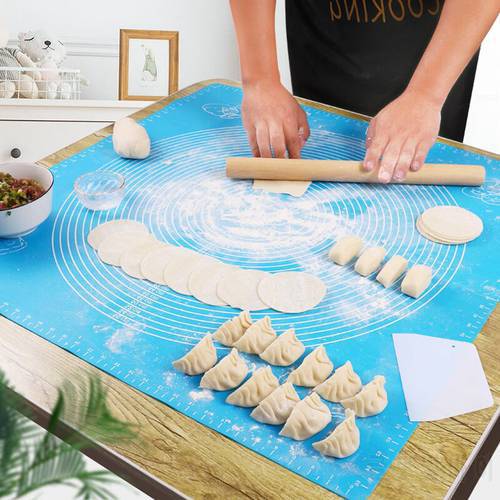 Kitchen Accessories Rolling Dough Silicone Mats Sheet Pizza Dough Non-Stick Maker Pastry Cooking Tools Kitchen Utensils Gadgets