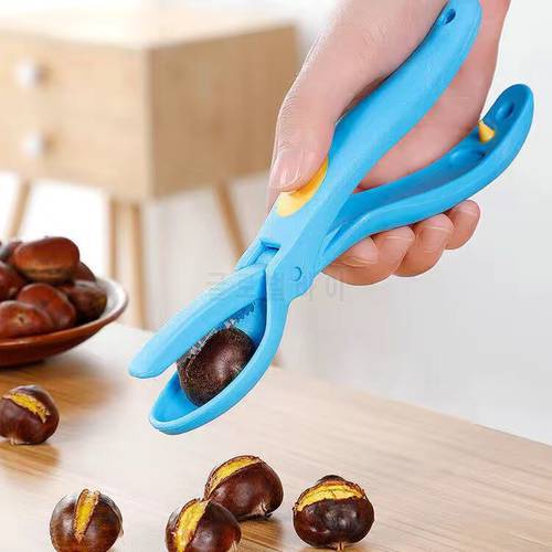 Manual Chestnut Peeling Tool Opener Nut Knife Peeler Quick Clip Chestnut Shell Cutter Labor-saving Kitchen Gadgets (Random color