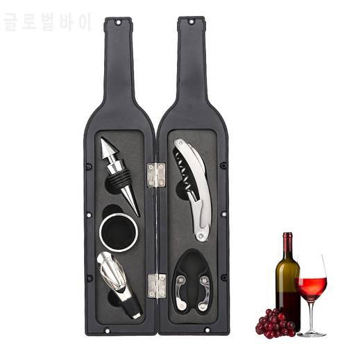 New Wine Opener Accessories Gift Tools Set with Waiters Corkscrew Opener Wine Bottle Opening Kit Deluxe Kitchen Bar Tool