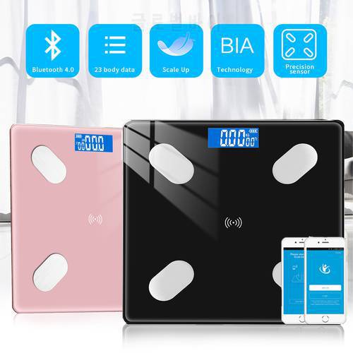 Bathroom Scale Digital Electronic Scale Portable Body Fat scale LCD Display Smart Weight Scale Balance Body Composition Analyzer