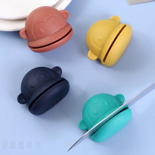 Cartoon Knife Sharpener Sharpening Tool Easy And Safe To Sharpens Kitchen Chef Knives Damascus Knives Sharpener Suction
