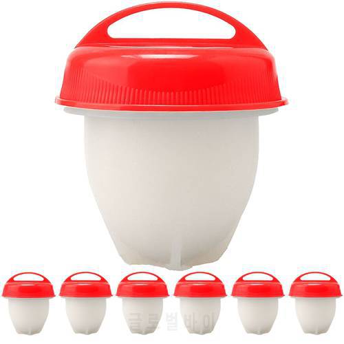 3-6 pcs Non-stick Egglettes Egg Cooker Silicone Multifunction Kitchen Boiled Eggs Cup Poachers Steamed Egglettes Cooking Gadget