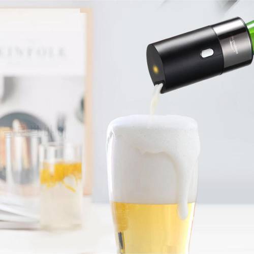 Convenient Cocktail Shaker Beer Foamer Beer Foam Frother Liquid Machine Foaming Controller Bar Home Party Draft Beer Bubble Tool