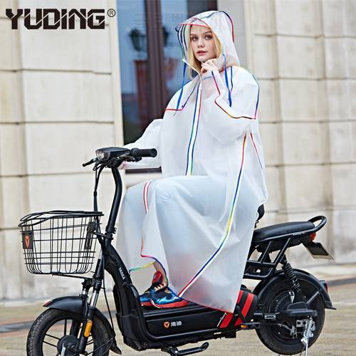 Yuding Bicycle Raincoat Man\woman Fashionable Multifunctional Rain Coat Cycling Mountaineer Waterproof Rain Poncho with Backpack