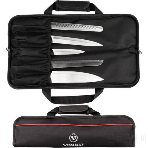Professional Portable Travel Camping Chef Knife Bag Folding Roll Pocket Oxford Kitchen Knives Storage Carry Case Bag Organizer