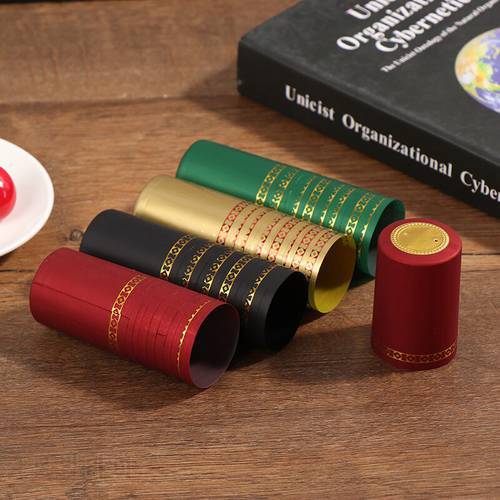 10pcs/lot Wine Bottle Seal Bar Party Supplies Wine Bottle Cover PVC Heat Shrink Cap Barware Accessories For Home Brewing