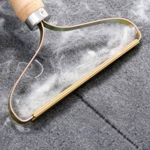 PortableManual Hair Removal Agent Carpet Wool Coat Clothes Shaving Brush Tool Depilatory Ball Knitting Plush Double-Sided Razor