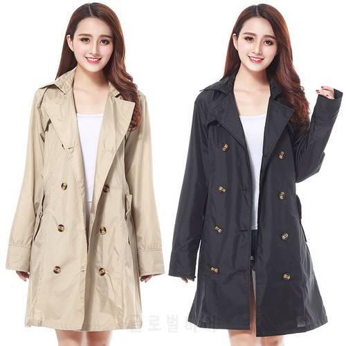 Raincoat Women Men Ladies Rain Coat Poncho Breathable Long Portable Water-Repellent Rainwear Jacket