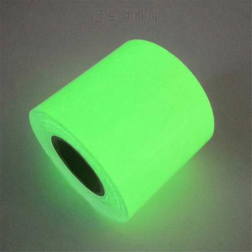 Glow In The Dark Tape Photoluminescent Luminous Tape Self-adhesive Wall Sticker Removable Reuseful Waterproof Security Tape