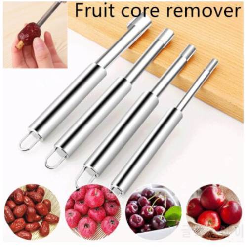 Stainless Steel Fruit Corer Household Apple Red Jujube Coring Tool Core Pulling Tool Slicer Fruit Tool Cherry Kitchen Accessorie