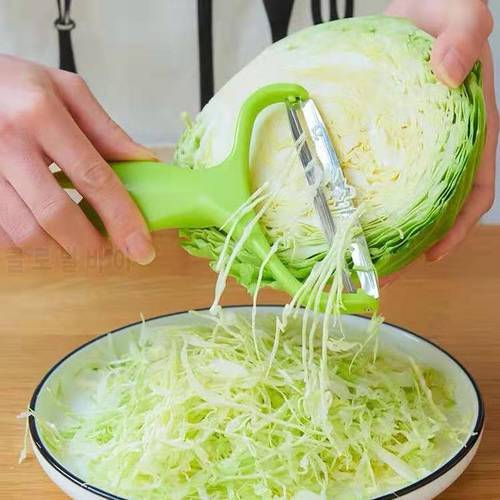Shredder For Cabbage Vegetable Cutter Slicer Stainless Wide Mouth Grater Knife Fruit Peeler Zesters Kitchen Gadgets Accessories