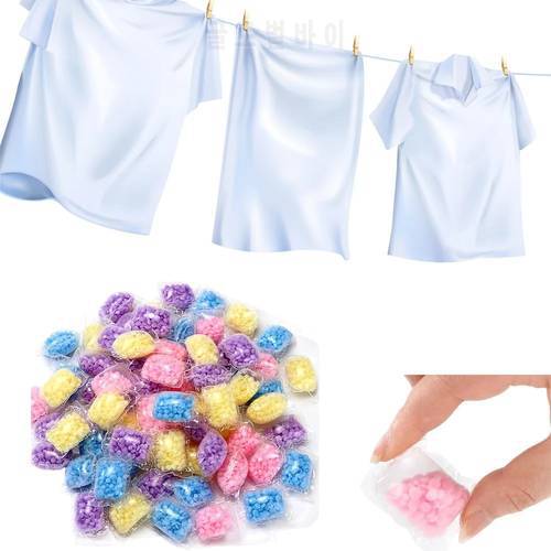 10Bag/Lot Magic Laundry Scent Beads Granule Clean Clothing Increase Aroma Refreshing Supple Water Soluble Aromatherapy Burst New