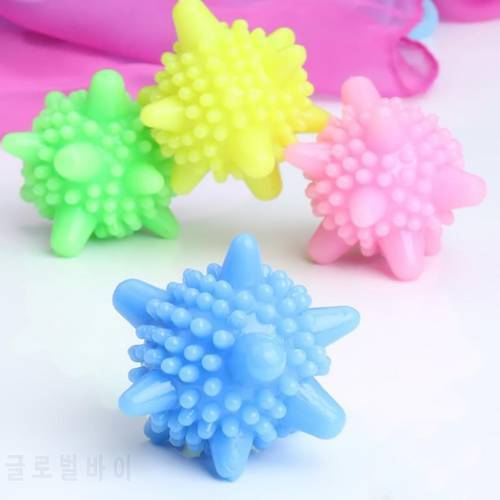 1Pc Laundry Ball Reusable Household Washing Machine Clothes Softener Remove Dirt Cleaning Ball PVC Solid For Home Accessories