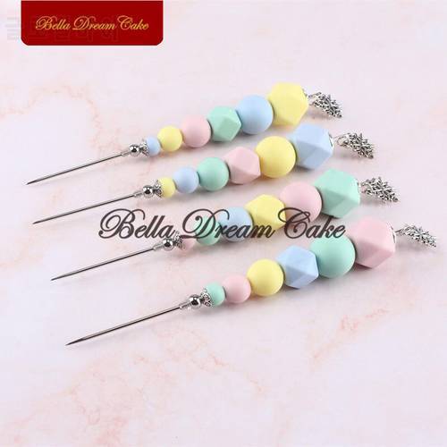 1pc Icing Biscuit Exhaust Needles Fondant Painting Mixing Needle 3D Modelling Tools Cake Decorating Mould Baking Accessories