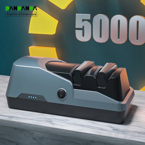 PANPANDA New high quality Hot 2021 Electric automatic household knife Sharpener stone kitchen supplies