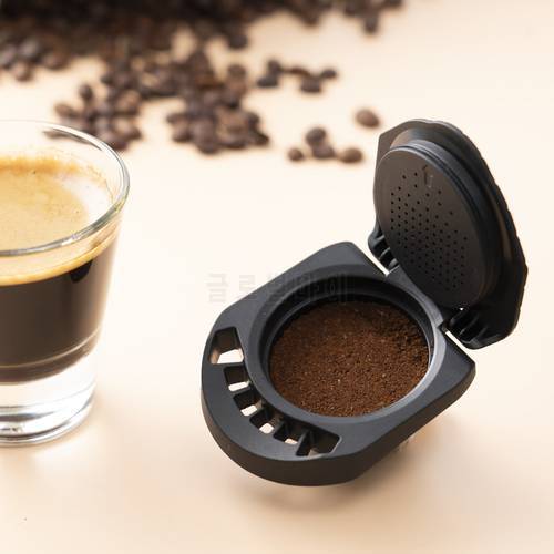 Reusable Capsule Adapter for Dolce Gusto Coffee Capsule Convert Compatible with Genio S,Piccolo Machine Coffee Accesso