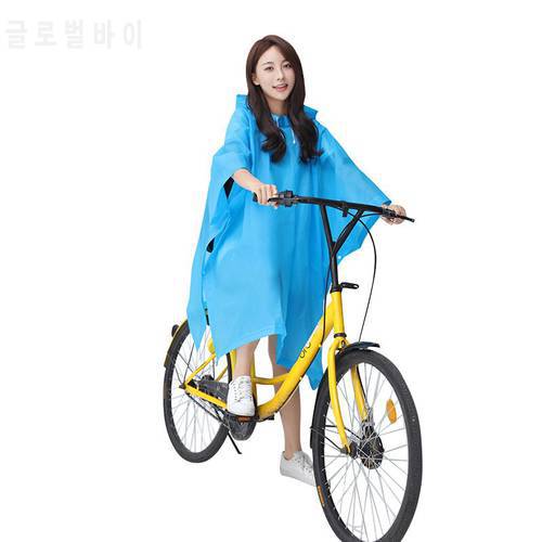 Bicycle Waterproof Raincoat For Women Men Hooded Raincoats Woman Mens Motor Bike Rain Coat EVA Cycling Poncho Rain Coats