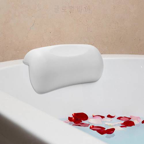 Comfortable Non-slip Easy To Clean Bathtub Headrest With Suction Cups SPA Bath Pillow Soft