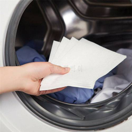 50pcs Washing Machine Proof Color Absorption Sheet Color Catcher Sheets Count Dye Trapping Sheets Anti Dyed Cloth Laundry Tools