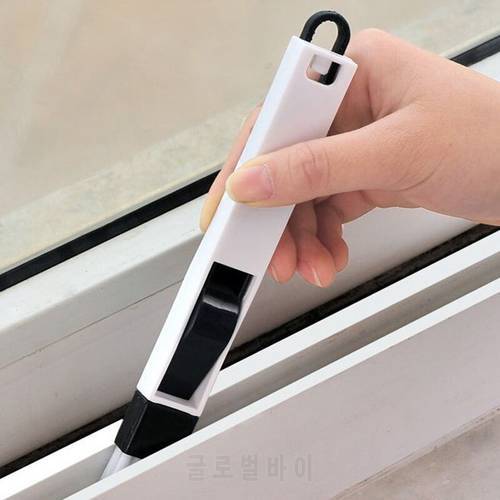 Multipurpose Cleaning Brush Window Track Keyboard Door Nook Cranny Dust Shovel Cleaner+Dustpan 2 In 1 Household Cleaning Tools
