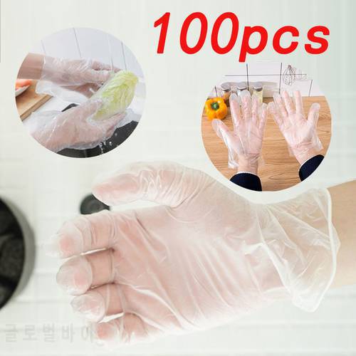 100PCS Disposable Gloves Multi-functional Gloves For Kitchen Cooking Household Cleaning Latex Free Food Prep Safe Gloves