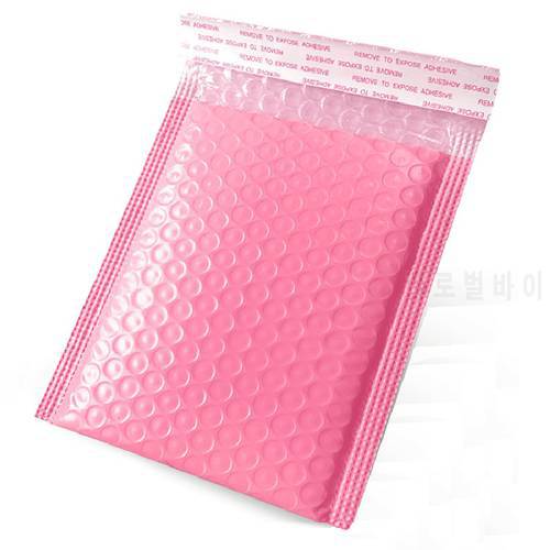 10pcs Bubble Mailers Pink Poly Bubble Mailer Self Seal Padded Envelopes Gift Bags black/blue Packaging Envelope Bags For Book