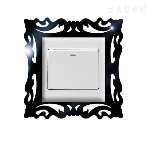 1PC Waterproof Acrylic Switch Sticker Home Decor Wall Mirror Style Photo Frames For Shop Switch 2021 As Best Gift