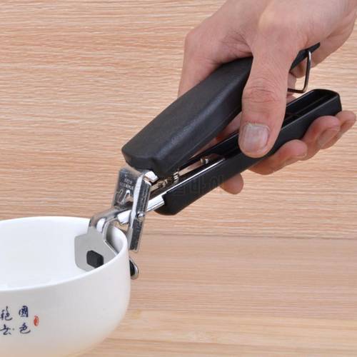 Anti-Scald Hot Bowl Holder Dish Clamp Pot Pan Gripper Clip Hot Dish Plate Bowl Clip Folding Silicone Handle Kitchen Cooking Tool