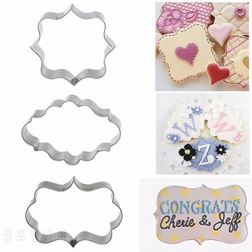 1pc Cookie Cutter Cloud Rectangle Square Shape DIY Fondant Mold Biscuit Cutter Mold DIY Baking Tools For Kitchen Home Supplies