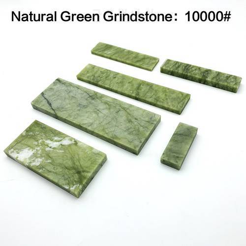 10000 Natural Green Agate Sharpening Stone Fine Grinding Polishing Shaved bar Whetstone Knife Sharpener Kitchen Honing Tool