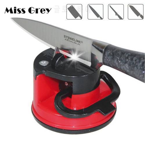 Knife Sharpener with Suction Cup Non-slip Sharpening Stones Kitchen Knives Professional Whetstone Grindstone Kitchen Tools 2022