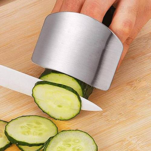 1 Pcs Stainless Steel Finger Guard Kitchen Tool Hand Finger Protector Knife Cut Slice Safe Guard Kitchen Cooking Accessories