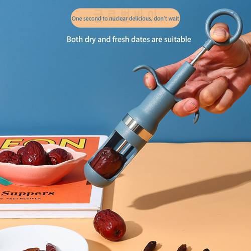 Red Dates Jujube Pitter Cherry Olive Corer Home Kitchen Fruit Core Remover Seed Push Out Tool Vegetable Tools Kitchen Gadgets