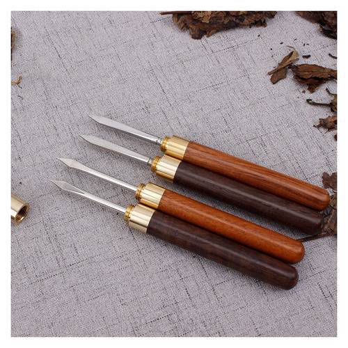 Tea Knife Sandalwood Stainless Steel Pu Er Dedicated Tea Needle Accessories Spiral Kitchen Accessories Free Shipping Items