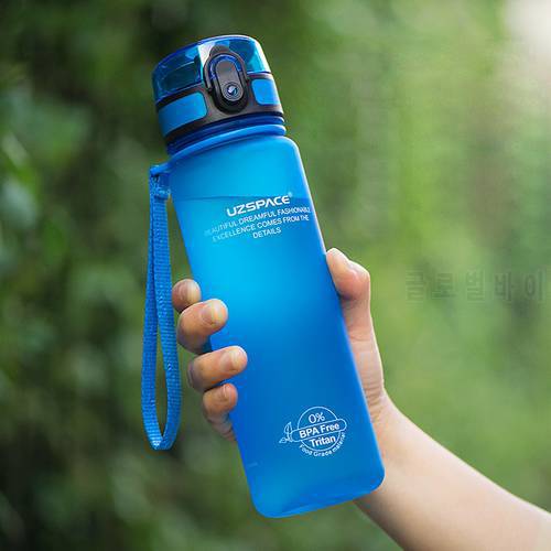 UZSPACE Water Bottles Leak-Proof Drinking Bottle BPA Free Tritan Sports Bottle for Camping Workouts Gym and Outdoor Activity