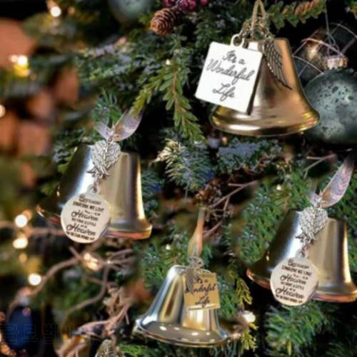 Christmas Wings Bells Souvenir Pendant Christmas Ornaments