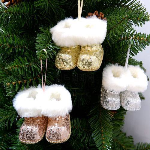 Christmas 2022 News Year Novelties Ornaments Christmas Boots Decorations Baubles Xmas Tree Hanging Pendant Ornaments Home Decor