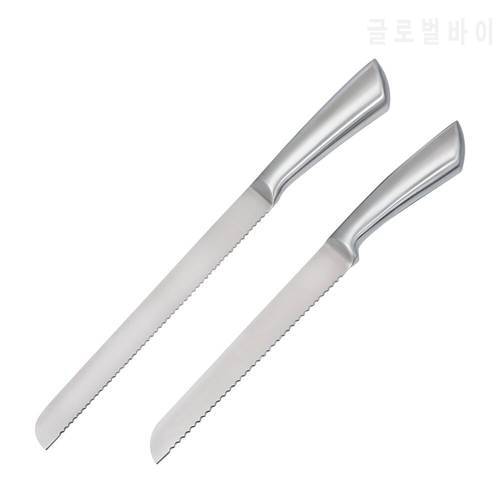 Jaswehome Serrated Bread Knife Food Grade Ultra-Sharp Stainless Steel Blade with Ergonomic Handle for All Types of Bread