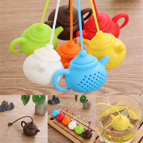 Durable Kitchen Gadget Teapot-Shape Tea Infuser Teapot for Tea Leaf Filter Strainer Tea strainer kitchen accessories