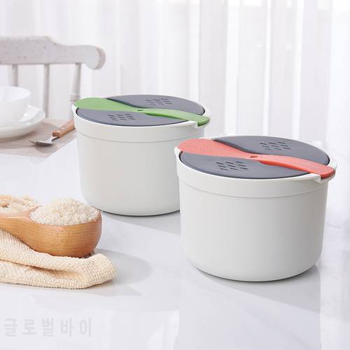 Creative Microwave Oven Rice Cooker Portable Food Container Multifunction Steamer Rice Cooker Bento Lunch Box Steaming Utensils
