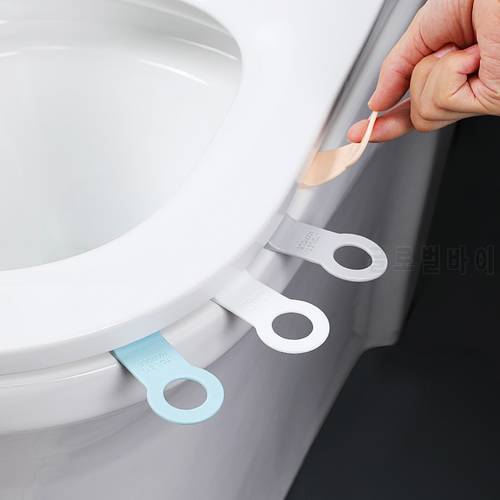 2Pcs/Set TPR Toilet Seat Cover Lifter Sanitary Closestool Seat Cover Lift Handle Lid Lifer Toilet Seat Lifter Bathroom Supplier