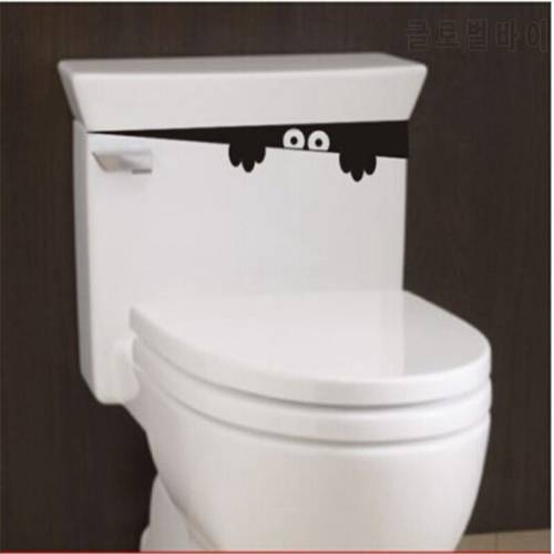 Funny Peek Monster Toilet Seat Bathroom Wall Car Decal Sticker 1pc Toilet Sticker WC Accessories