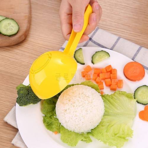 1Pcs Rice Scoop Heat-Resistant PP Non-Stick Pan Cooking Tools Rice Ball Maker Spoon Long Handle Kitchen Accessory Rice Spoon