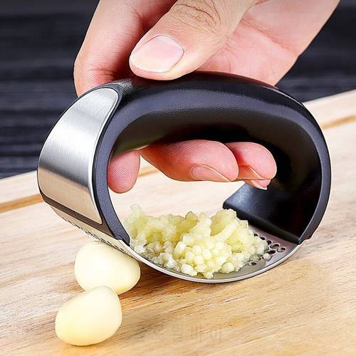 Garlic Press Manual Garlic Mincer Chopping Garlic Tools Curve Fruit Vegetable Tools Kitchen Gadgets Tool