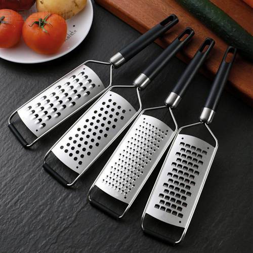 1Pc Cheese Grater Eco-friendly Rust-proof Stainless Steel Multi-purpose Potato Grater Handheld Vegetable Fruit Slicer